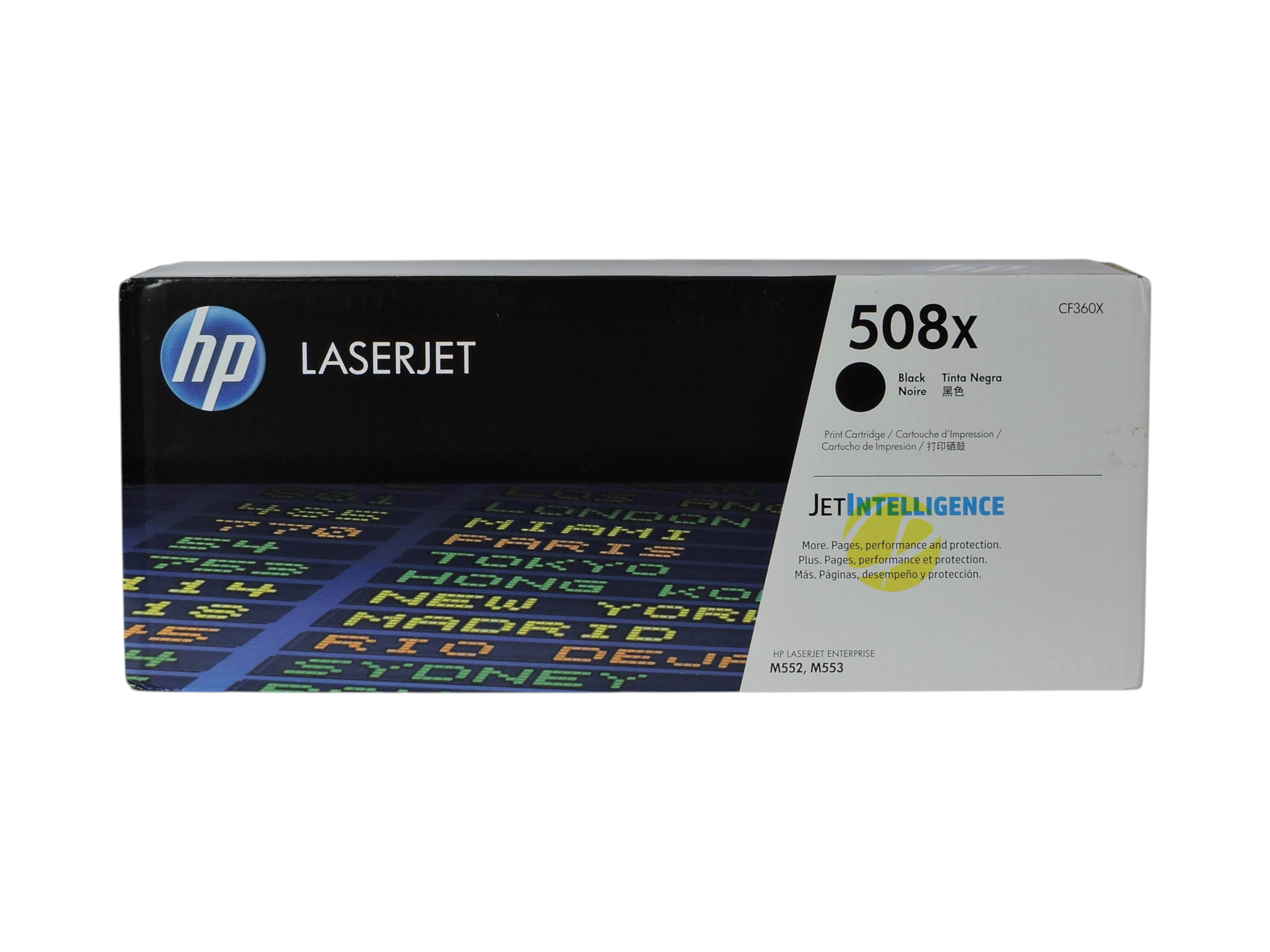 Cartucho de toner negro original HP 508X de Compras Perfectas con tecnologia JetIntelligence para impresoras laser